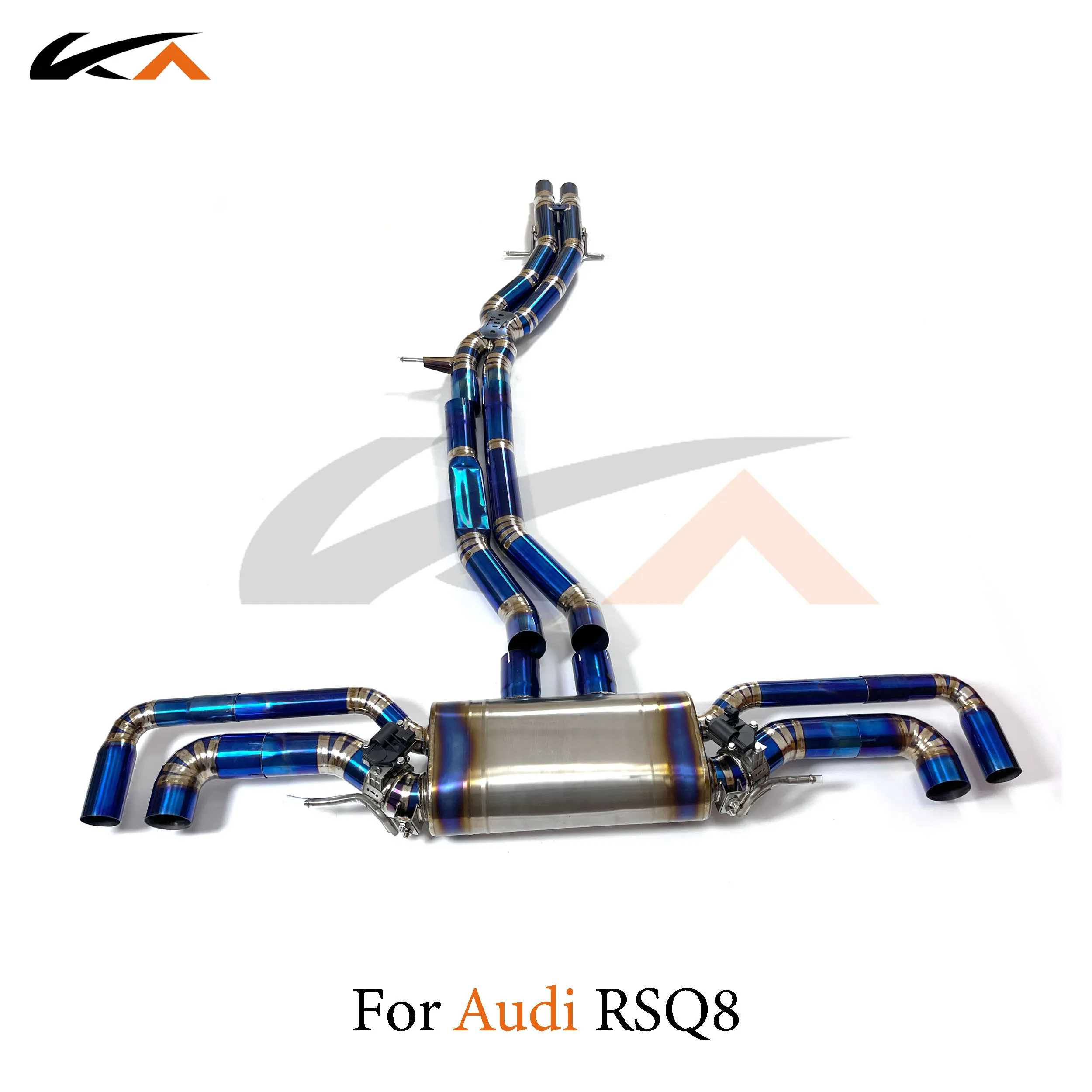 KA тюнинговая выхлопная система из титанового сплава catback для Audi RSQ8 4.0t
