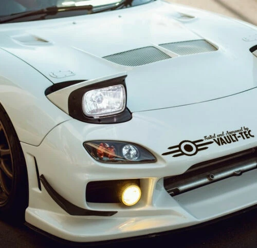 

Для 2x протестированных и одобренных виниловых наклеек с логотипом Vault-Tec Fallout Game Пип бой