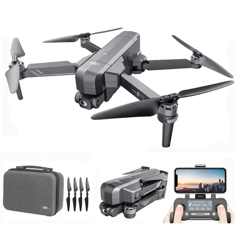 

HJ Drone F11S Pro 4K SJRC With Camera 3KM WIFI GPS EIS 2-Axis Anti-Shake Gimbal FPV Brushless Quadcopter Professional RC DronToy