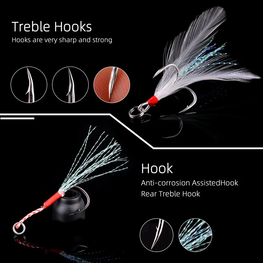 5Pieces Slow Long Metal Jig Fishing Lure 7G 10G 14G  Cast Jigging Spoon Artificial Shore Fish Bait Sea Bass Fishing images - 6