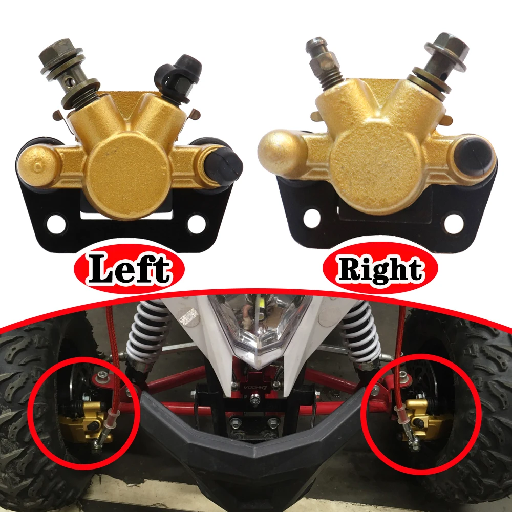 

Left / Right ATV Brake Pump for 4 Wheel Motorcycle Accessories M10 50mm Front Rear Calipers Under The Pump Disc