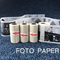 self adhesive printable sticker paper roll direct thermal paper 5730mm semi transparent print paper for paperang machine p1p1s