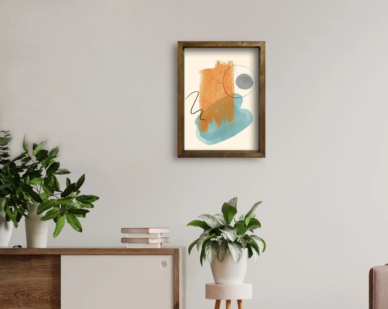 

BK Home натуральный деревянный стол 45x65 см-72