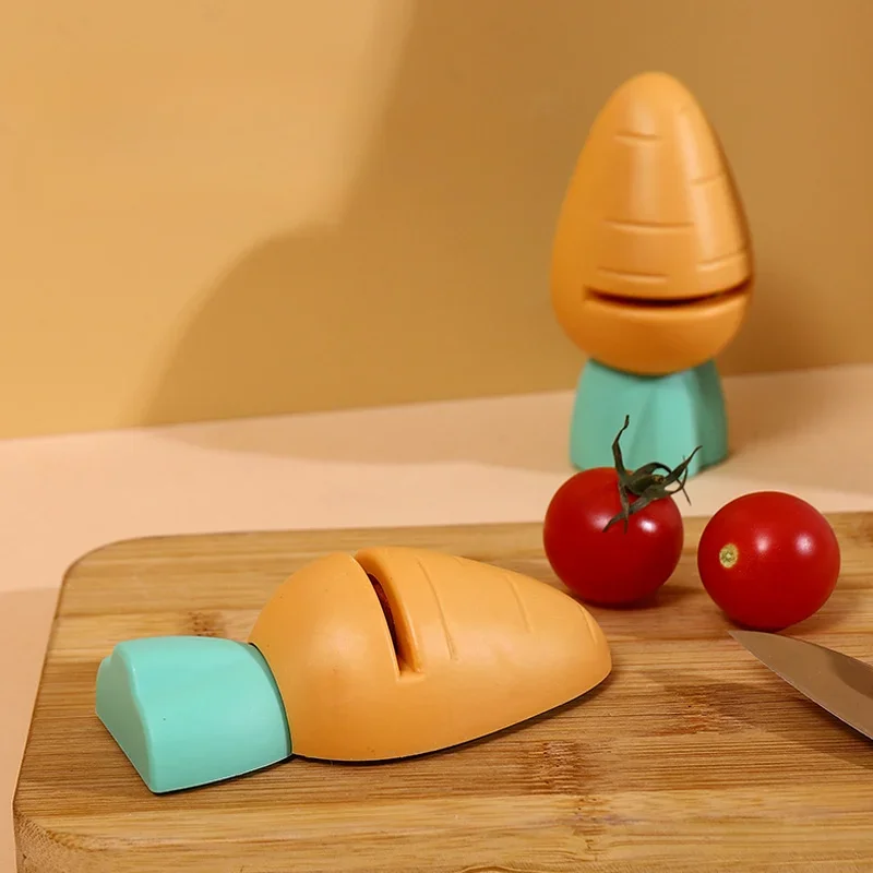 Креативная морковная быстрая мини-милая точильный камень кухонная домашняя
