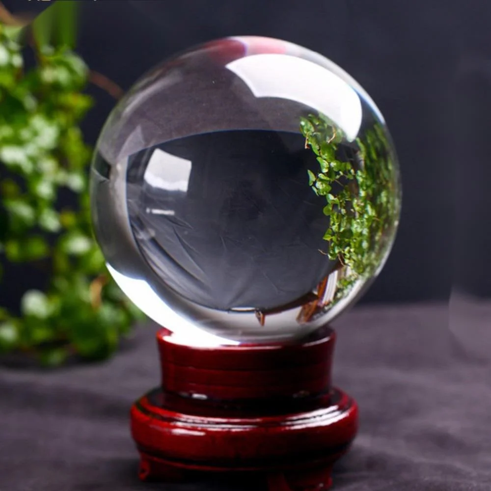 Touch Miss Натуральный Белый Хрустальный Шар Плавка Фэн-Шуй Гостиная Кабинет Вход