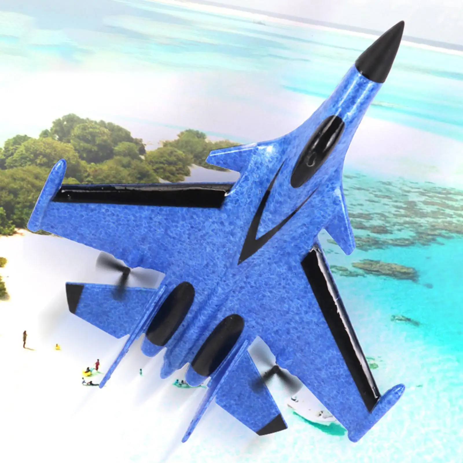 

2.4G 3 Channel Anti-Collision EPP Foam Aircraft Fixed-Wing for Beginner Blue