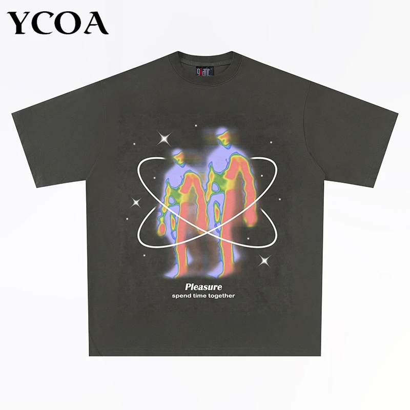 

Футболка мужская оверсайз с принтом в стиле хип-хоп