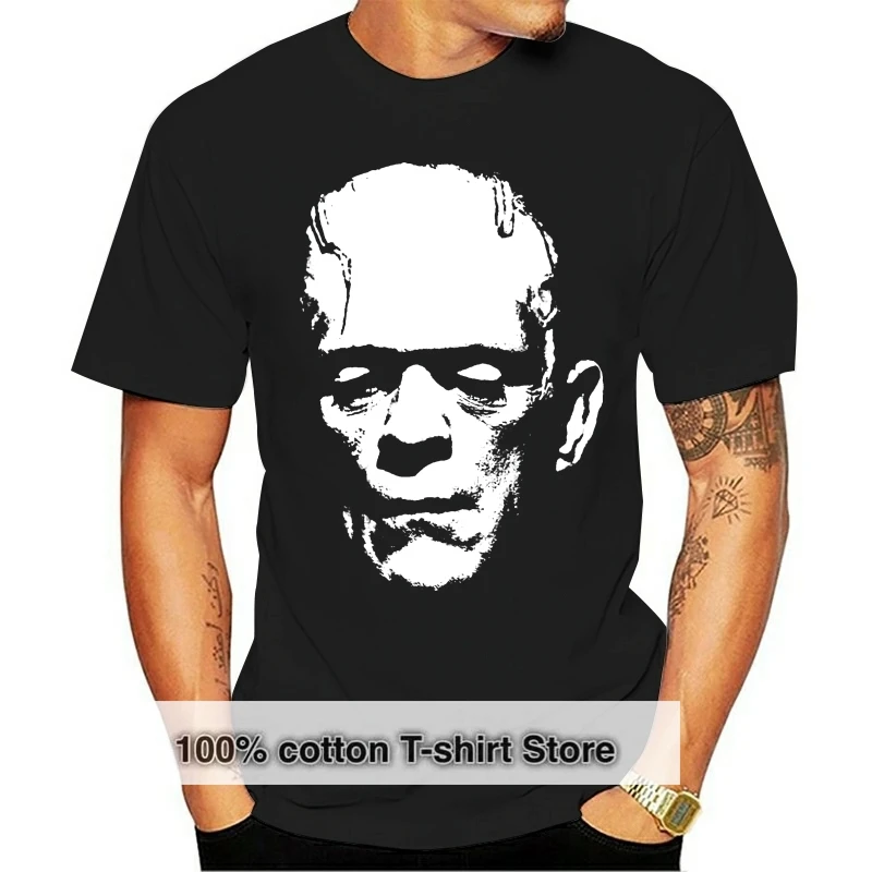 Frankenstein Movie Poster Men'S Funny T Shirt Streetwear Harajuku Tshirt Sexy Girl Tee Shirt Short Sleeves T-Shirts For Men