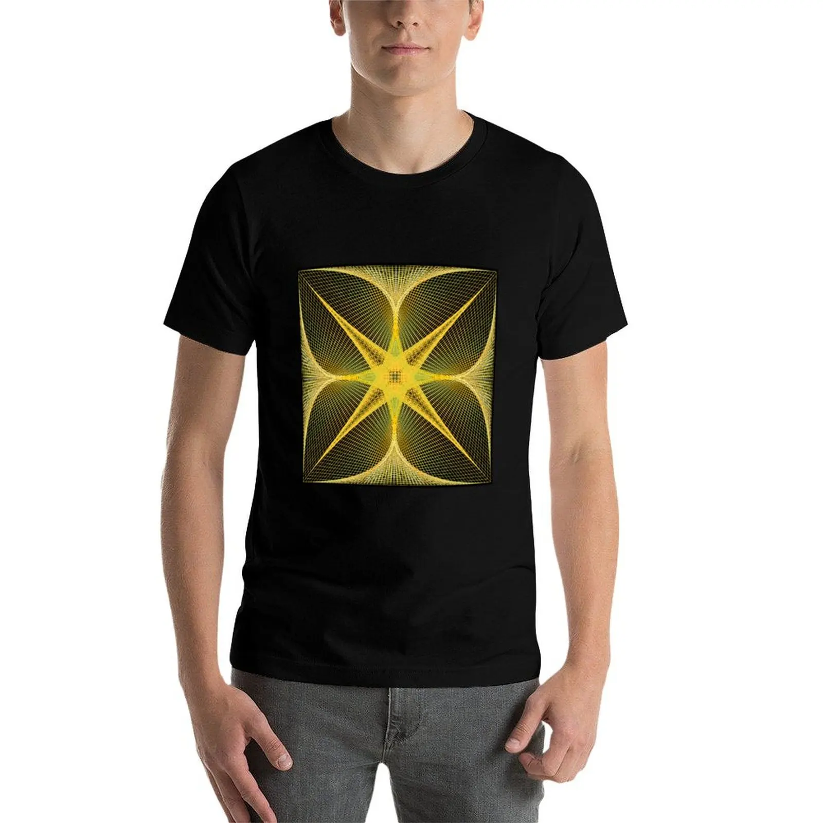 Фото Футболка Rectangular Pattern 2 Morph D [12581-Yellows-BB] с защитой от ультрафиолета №4