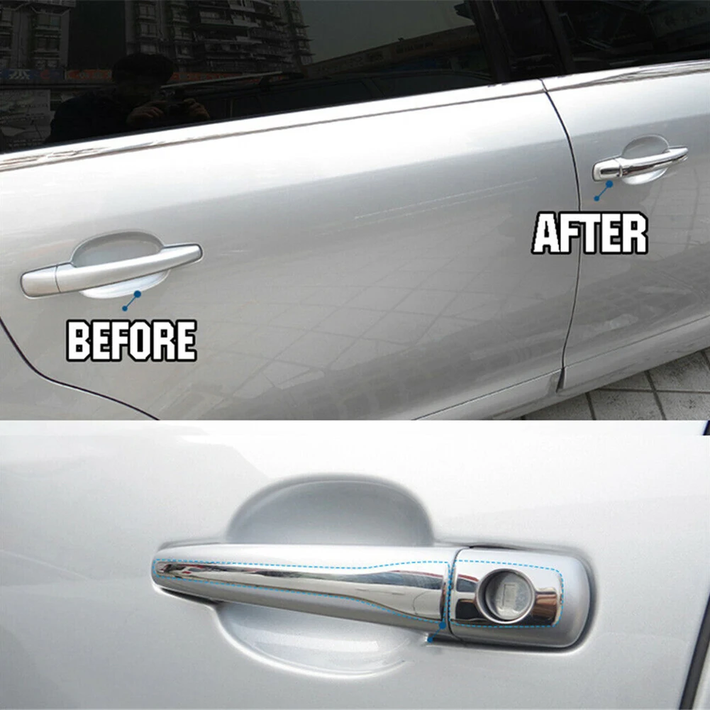 

Cap Door Handle Cover Trim 100% New Accessories Decoration Protector Stainless Steel Stainless Steel Handle Sticker