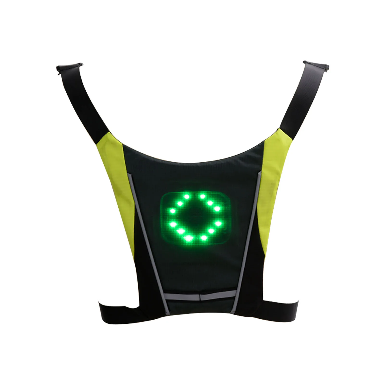 

Cycling LED Signal Vest Bike Safety Wireless Turn Signal Light Riding Running Lighting Vest Safety Reflective Warning Vests