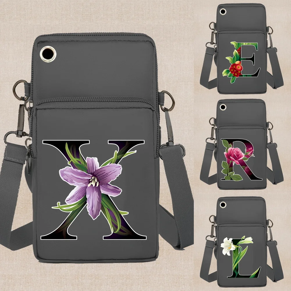 

Женская сумка на плечо, с цветочным принтом, для Apple/Huawei/Samsung