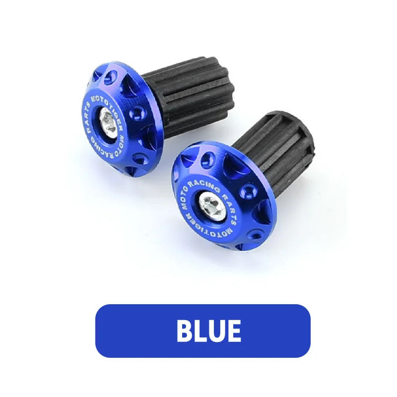 

2 Шт., Торцевые Заглушки На Руль Мотоцикла, Ползунки, Алюминиевые Резиновые Ручки Для Honda Yamaha KTM