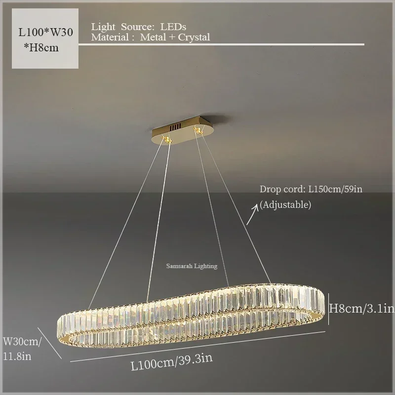 

Подвесной светильник Winfordo, нержавеющая сталь, хрусталь