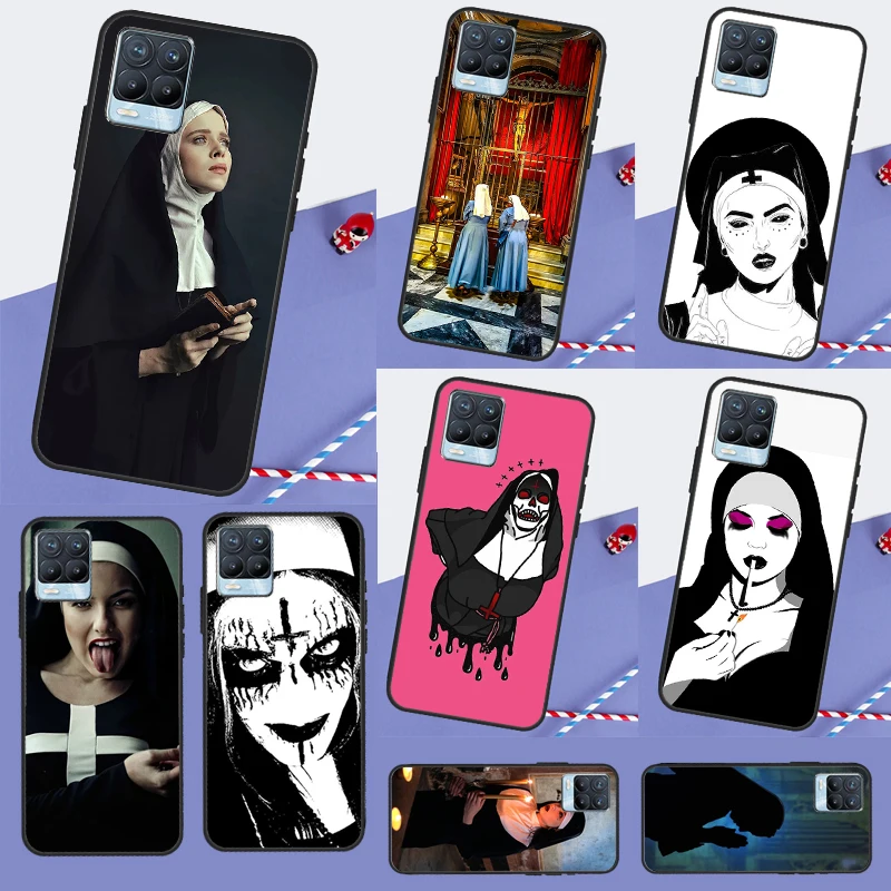 Фото Чехол Girl Sister Style Nun Sexy для Realme 14 13 10 11 12 Pro Plus GT 7 Pro 6 5 GT 6T C67 C61 C55 C53 C51 C21Y C25S C75 №1
