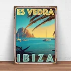 Ретро винтажный Ibiza Испания ES Vedra металлический жестяной знак, металлический знак, Настенный декор, модный художественный декор, плакат, мужская пещера, гараж, бар, паб H131