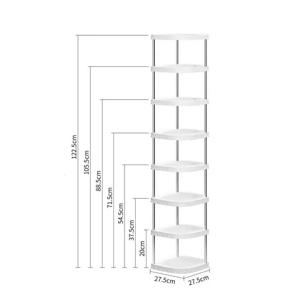 Простая Многоуровневая полка для обуви цельный Вместительный шкаф хранения