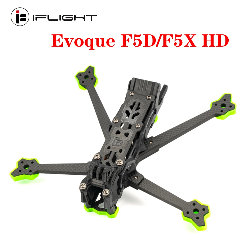 

IFlight Nazgul Evoque F5D/F5X 5inch HD FPV Frame Kit（Squashed-X / DeadCat）Wheelbase 225mm W/ 6mm Arm F5 prop for RC Racing Drone