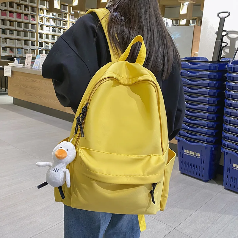 Водонепроницаемый рюкзак HOCODO для женщин модная однотонная женская дорожная