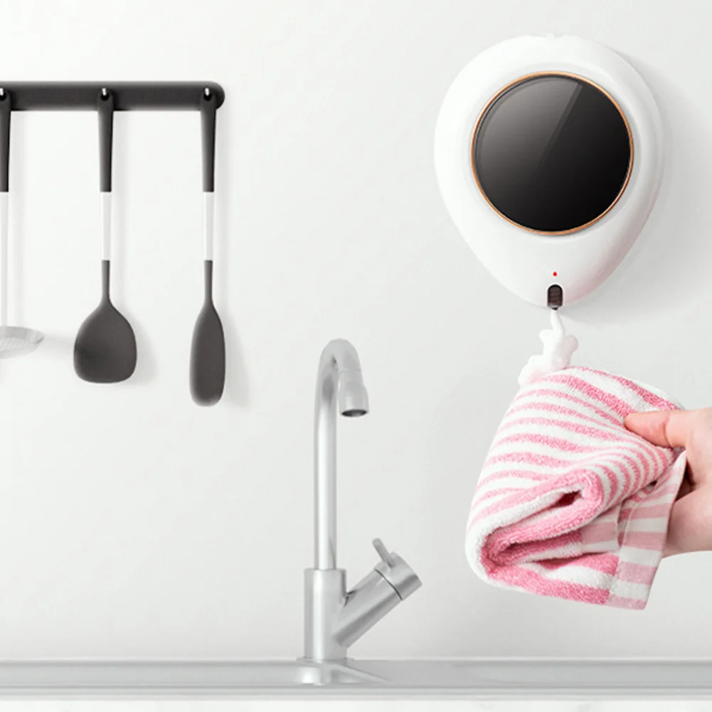 

Practical Shaped Soap Dispenser Smart Touchless Wall Mounted Bathroom Shampoo Container for Hotel Kitchen Bathroom