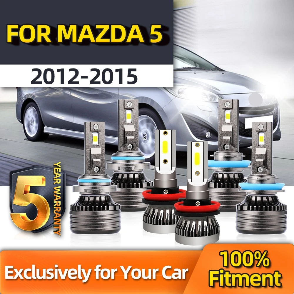 

Crossfox Turbo Led For Mazda 5 Car Lamp Accessories Kit 6500K CSP Fog Lamp H11 High/Low Bulb 9005 H11 Year 2012 2013 2014 2015