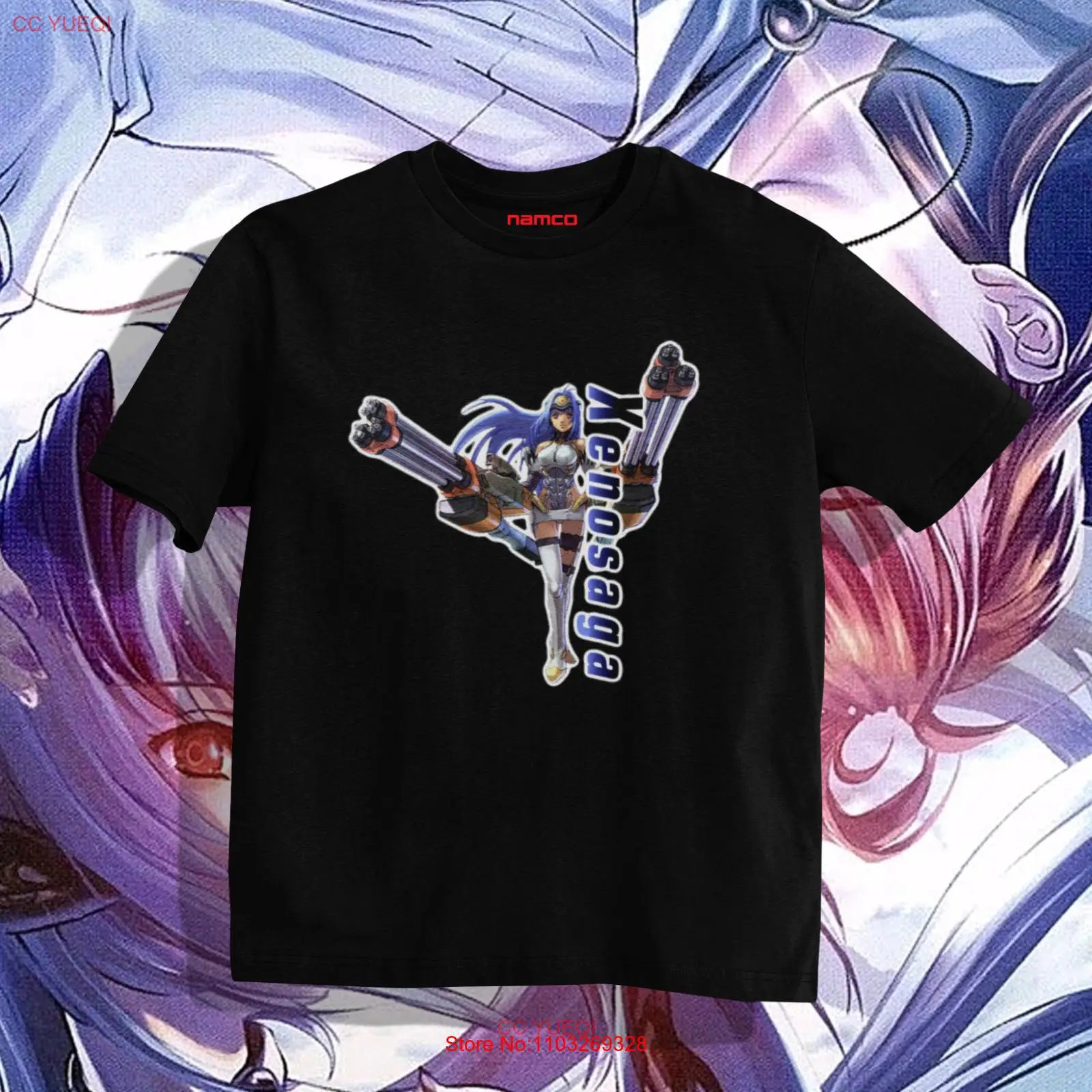 Футболка XENOSAGA эпизод 1 с коротким рукавом в стиле ретро