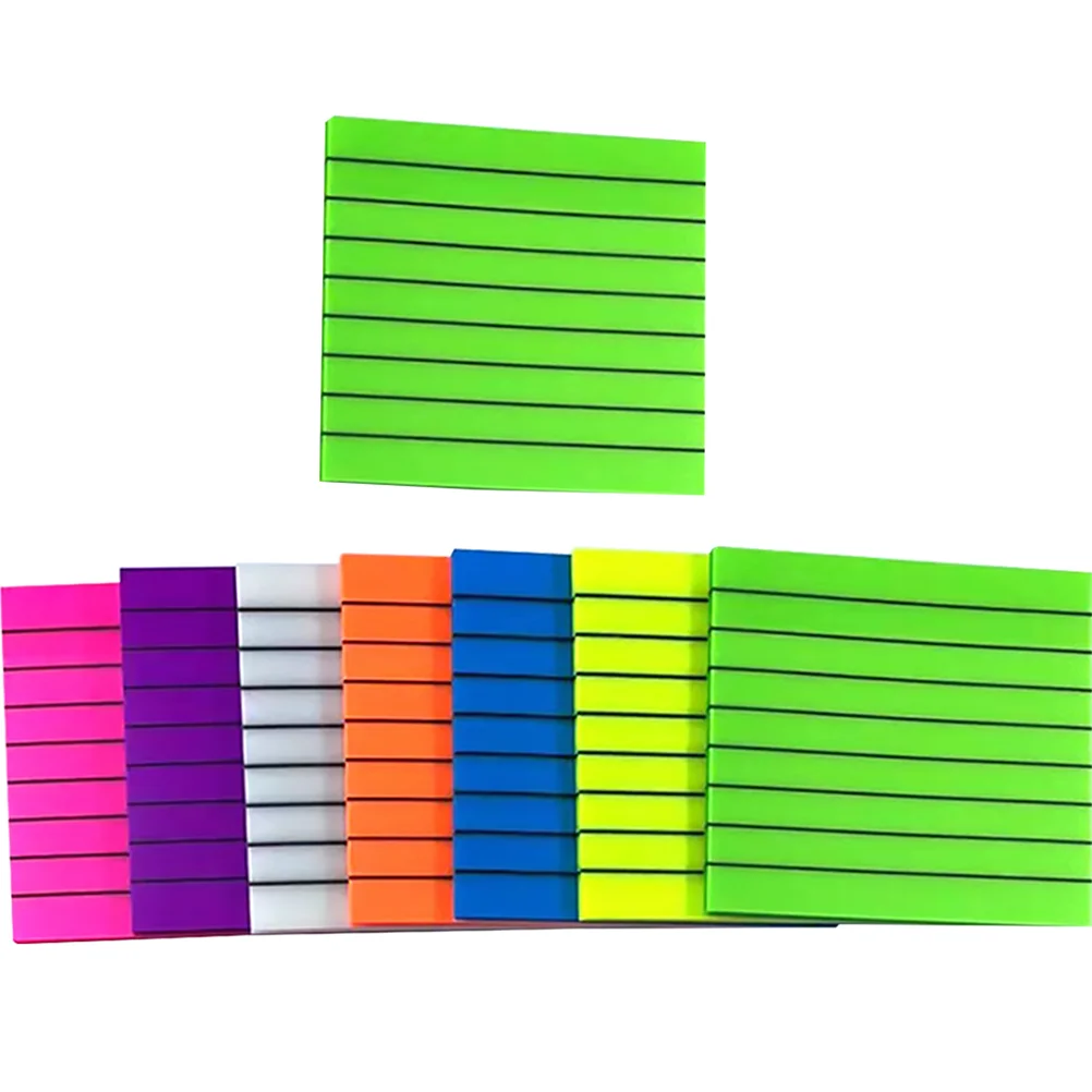 

Memo Note Sticker Pads Pad Sticky Lined Stickers Office Memos Post Small Compact Portable Self Paper Daily Use Accessories