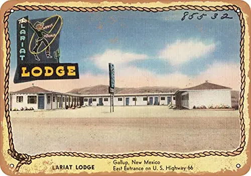 Металлическая открытка в мексиканском стиле галлап Новая Мексика. Восточный