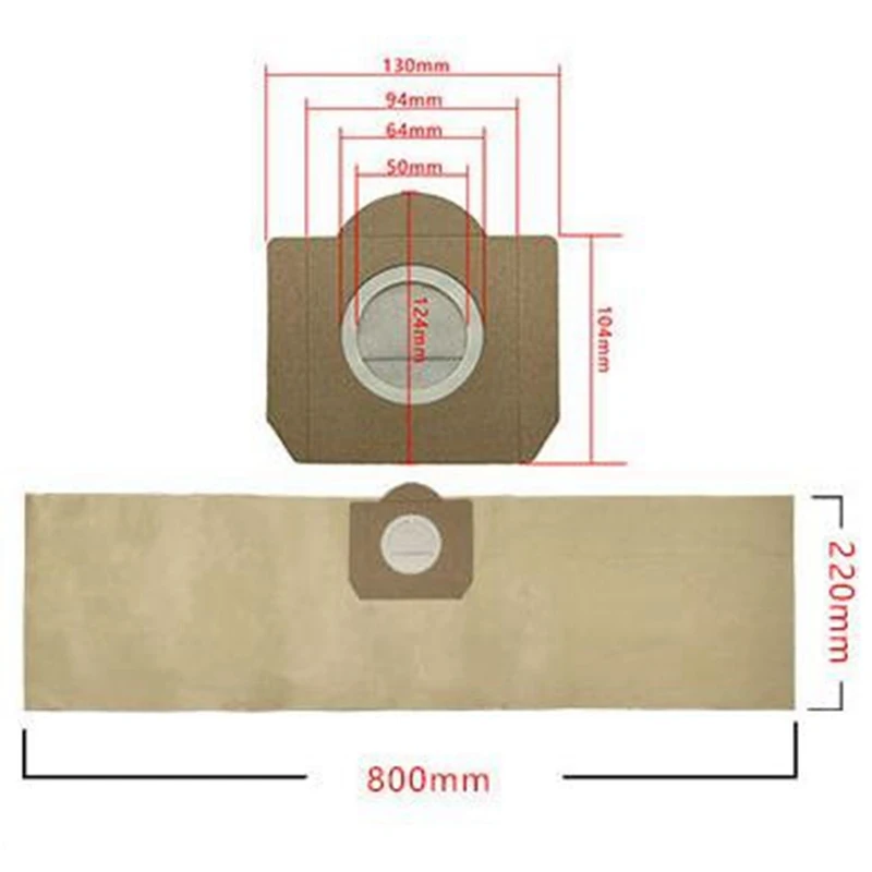 Мешки для пыли фильтр Karcher A2204 WD3300 MV3 6.959-130 бумажные мешки пылесоса