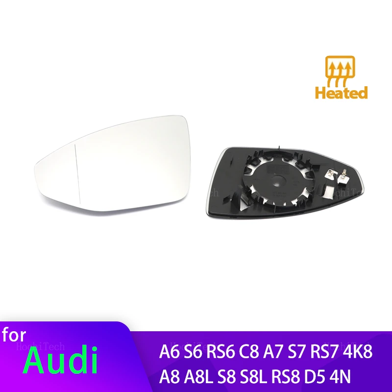 

Left Right Door Side Heated Wing Mirror Glass Rearview Plate for Audi A6 S6 RS6 C8 4K A7 S7 RS7 4K8 A8 A8L S8 S8L RS8 D5 4N