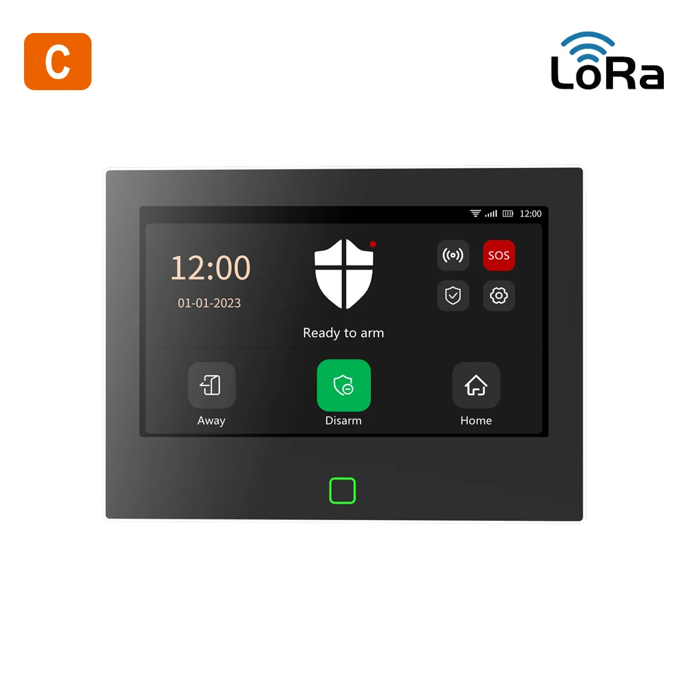 

Staniot LoRa версия 7 дюймов охранной сигнализации WiFi 4G Tuya Smart Home Burglar Kit 500 м расстояние передачи Встроенная сире
