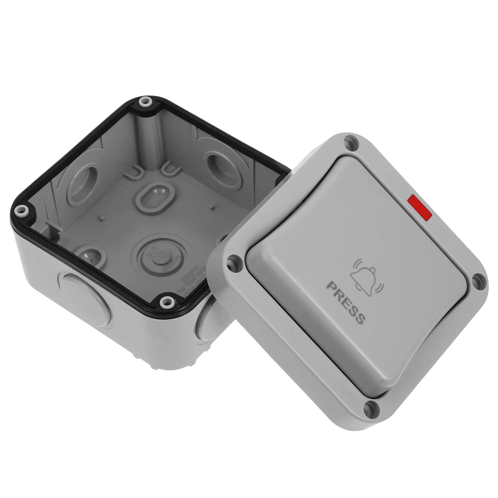 Водонепроницаемый кнопочный переключатель кнопки стартера открытый мгновенный