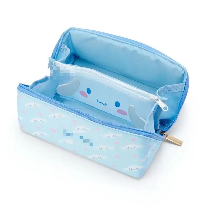 

Kawaii Anime Sanrio Kuromi My Melody Cinnamoroll Large Capacity Pencil Cartoon Case Stationery Storage Bag Cosmetic Bag Student