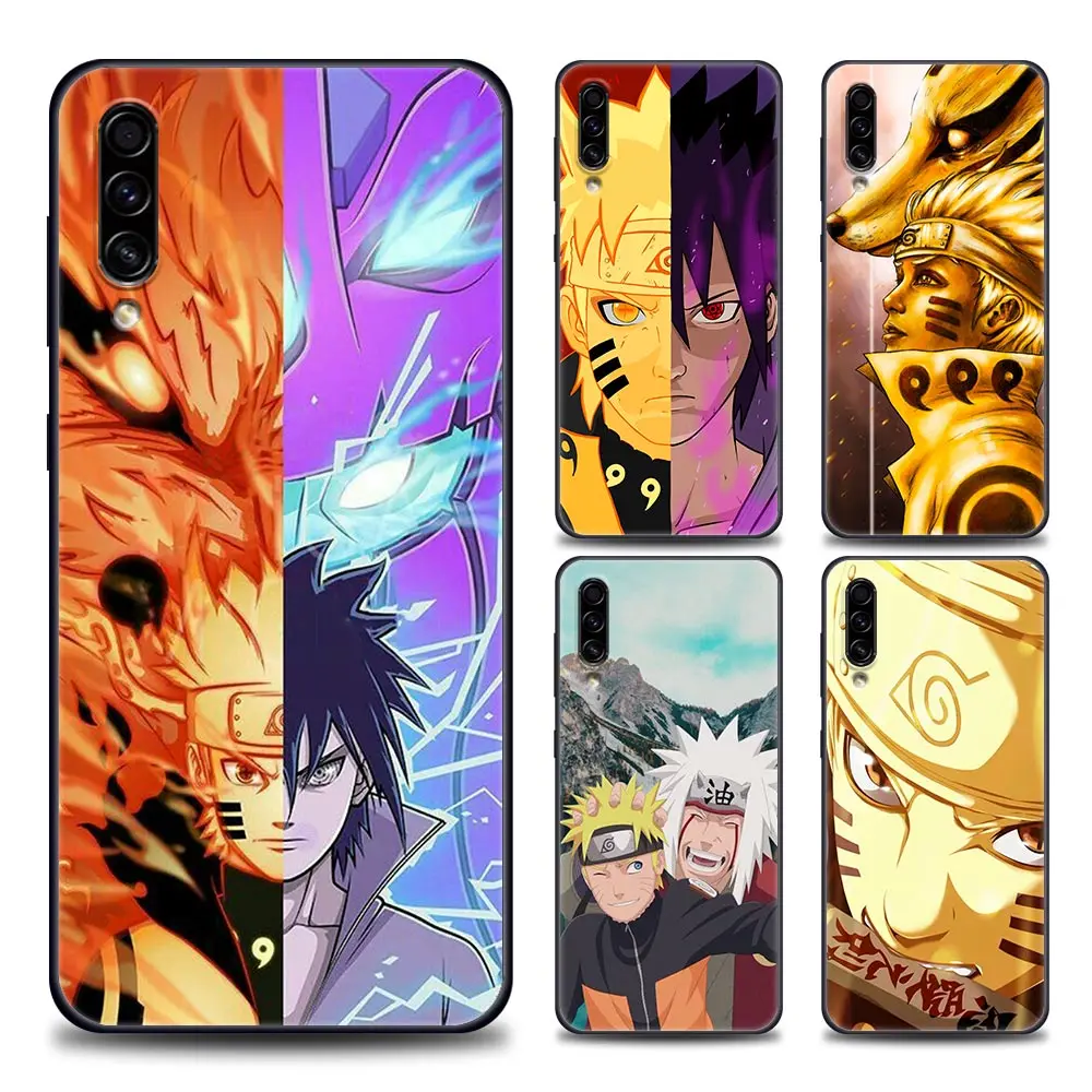 

Naruto Anime Silicone Case For Samsung Galaxy A30s A40 A50 A60 A70 A80 S A90 F41 F52 F12 A7 A9 2018 Soft TPU Cover Uchiha Sasuke