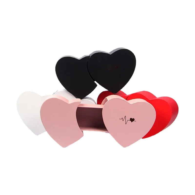 Es Retractable Valentine's Day Send Male And Female Friends Flowers Packing Paper Box