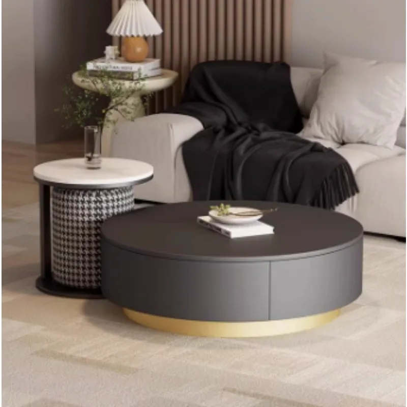 Мини-стол прикроватные тумбочки скандинавская мебель ночной круглый легкий