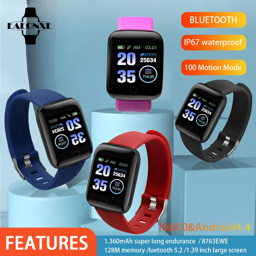 

Smart Watch Color Screen Step Counting Multi Sport Mode Message Reminder Photography Music Remote Control Smart Band