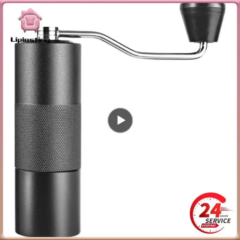 

1/2/3PCS Manual Coffee Grinder Black Stainless Steel Hand Grinder Grinding Tools Household Manual Bean Grinder Scale Adjustment