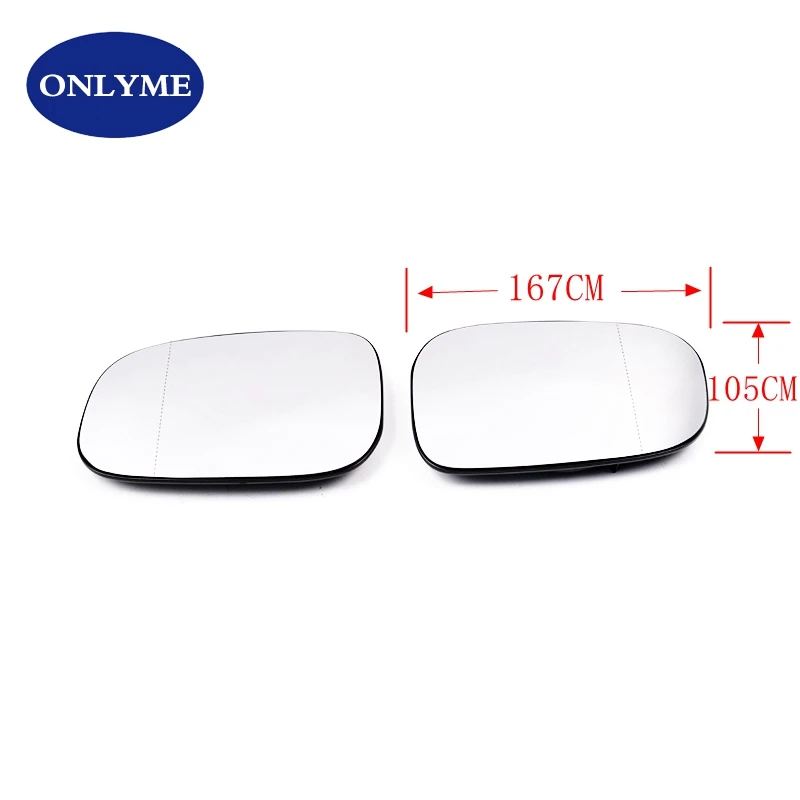 Car heated wide angle mirror glass  for VOLVO C30 V50 S60 C70 S60 S80 (2006-2009)  30762571 / 30762572