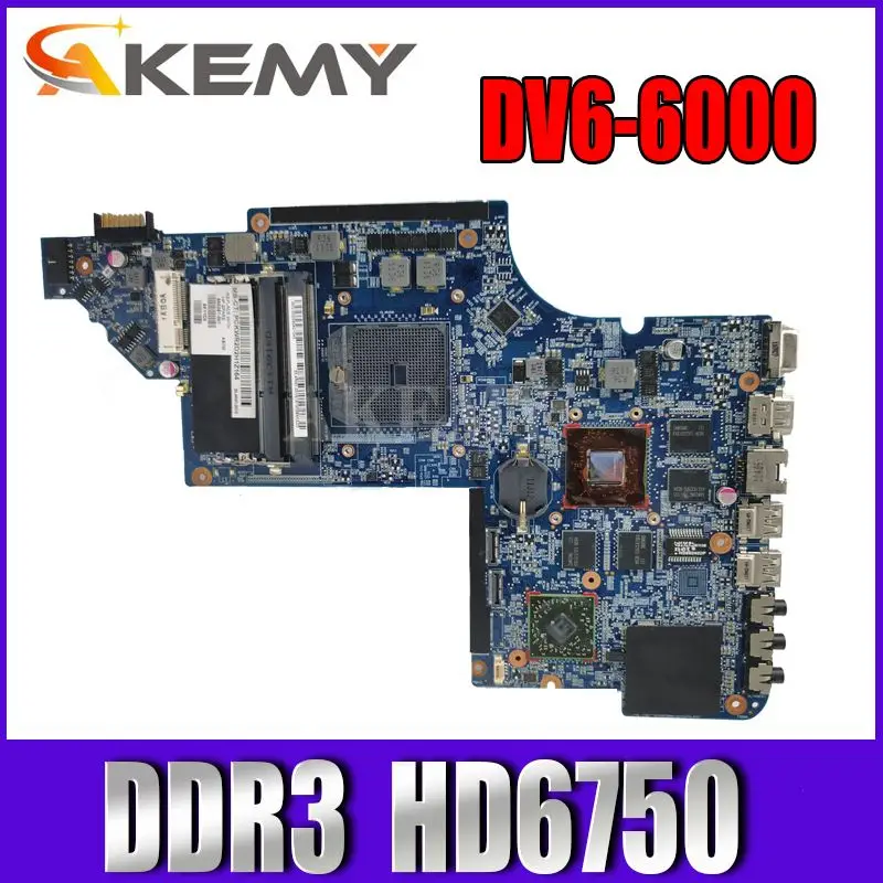 

Akemy 650854-001 665284-001 665281-001 For HP Pavilion DV6 DV6-6000 dv6-6b10er Laptop Motherboard Socket FS1 DDR3 HD6750 1GB