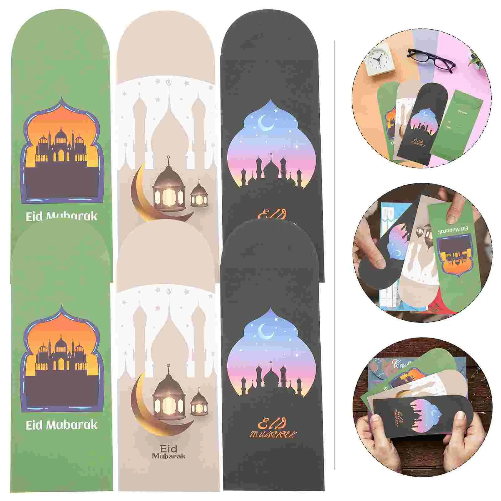 

Envelopes Eid Mubarak Money Ramadan Gift Envelope Cash Party Paper Muslim Supplies Decorations Year Kids Favors Eidi Birthday