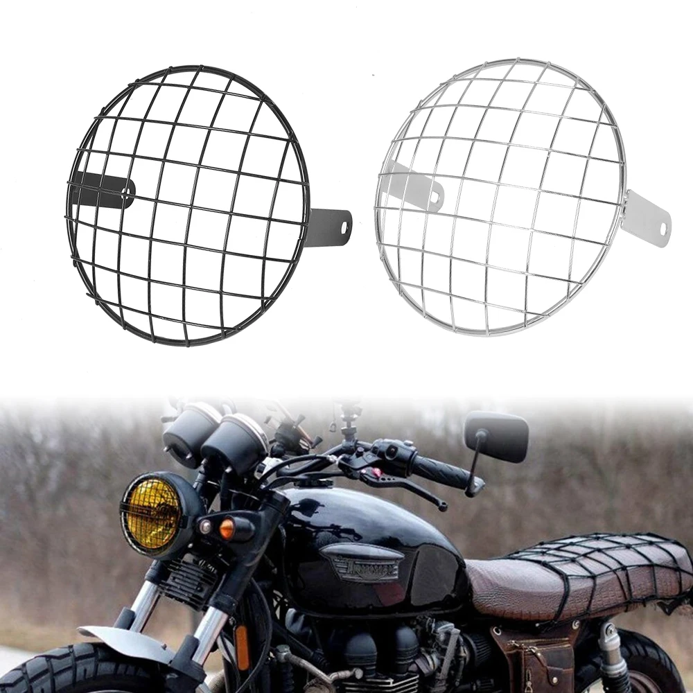 7-дюймовый абажур новый металлический защитный чехол для мотоциклетной фары в