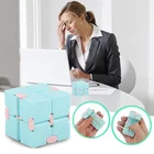 Кубик-головоломка долговечная игрушка бесконечный кубик для взрослых и детей игрушки-Антистресс игрушка для беспокойства антистресс Кубик Рубика для детей