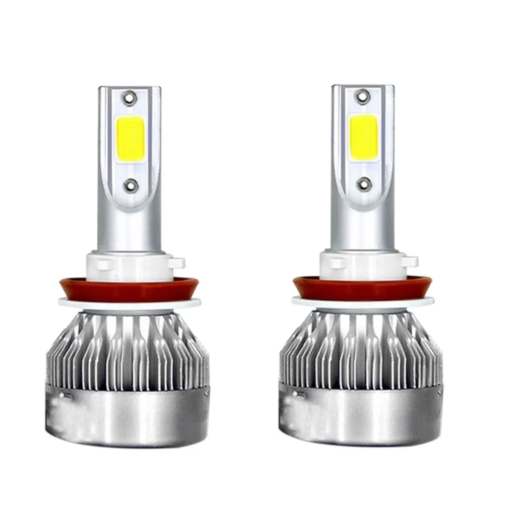 

2pcs Car LED Headlight Bulbs Super Bright LED Vehicle Head Light Bulbs 36w 3800LM IP68 Waterproof H13