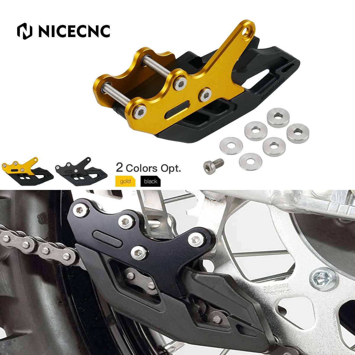 

Цепная направляющая NICECNC для мотоцикла Suzuki RM125 RM250 RMZ250 RMZ450 RMX450Z DRZ400S DRZ400SM Аксессуары для мотоцикла