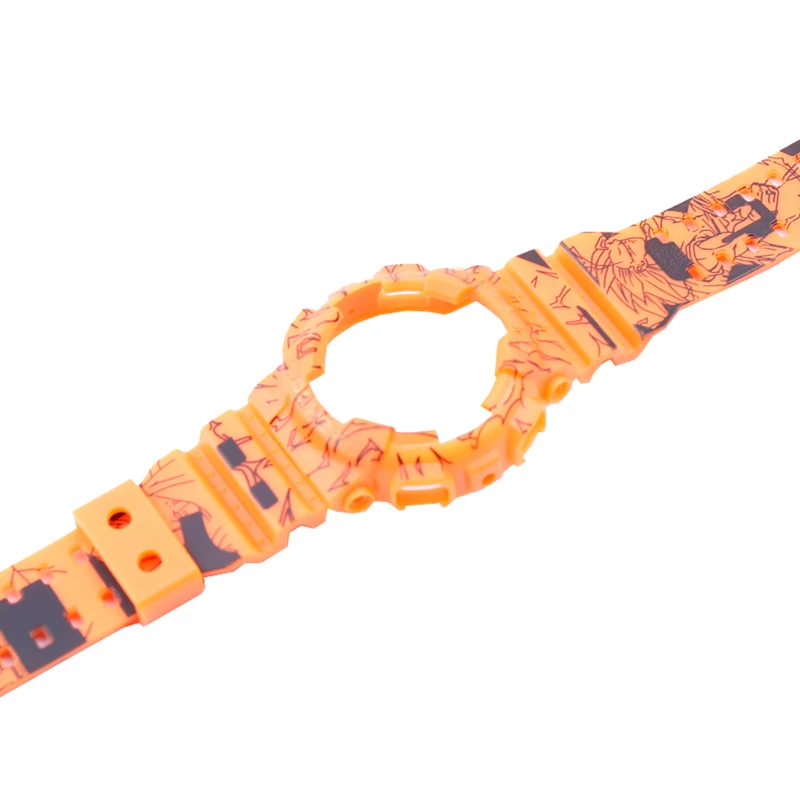 Ремешок резиновый для часов подходит Casio G-SHOCK GA GD GAX GLS100 110 120 мужские и женские