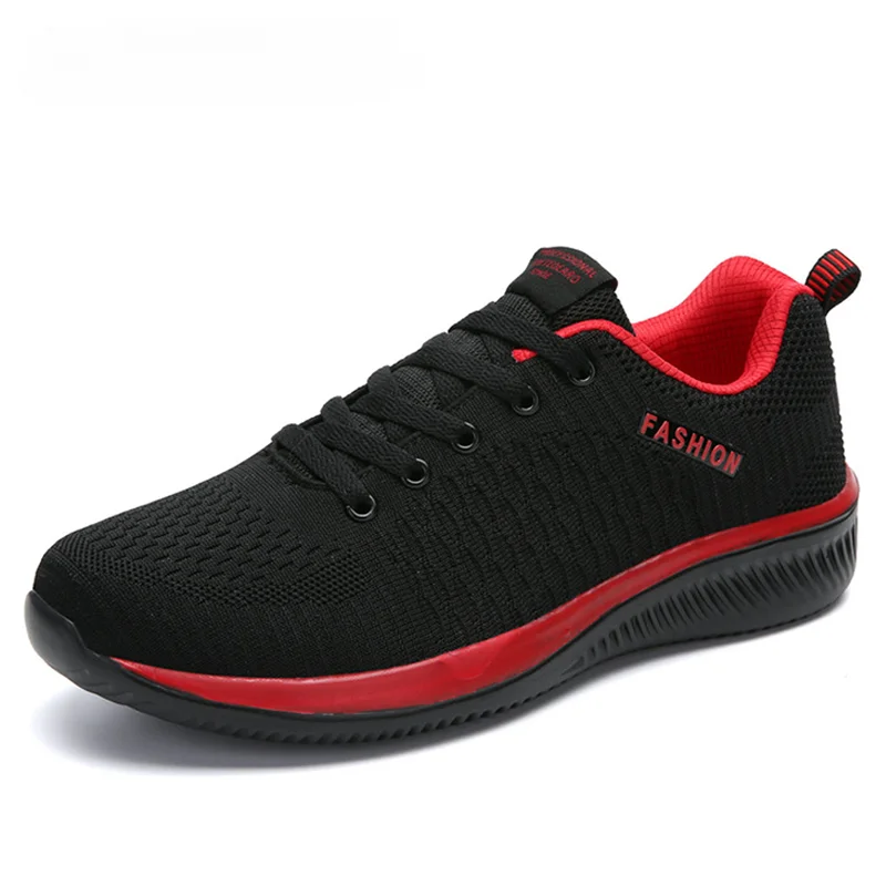 Men Women Knit Sneakers Breathable Athletic Running Walking Gym Shoes