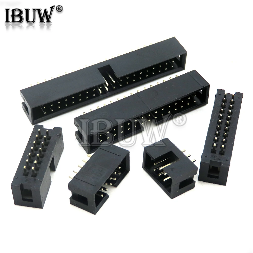 

Прямые штекеры DC3 2,54 мм IBUW 6P 8P 10P 14P 16P 20P 30P 34P 40P