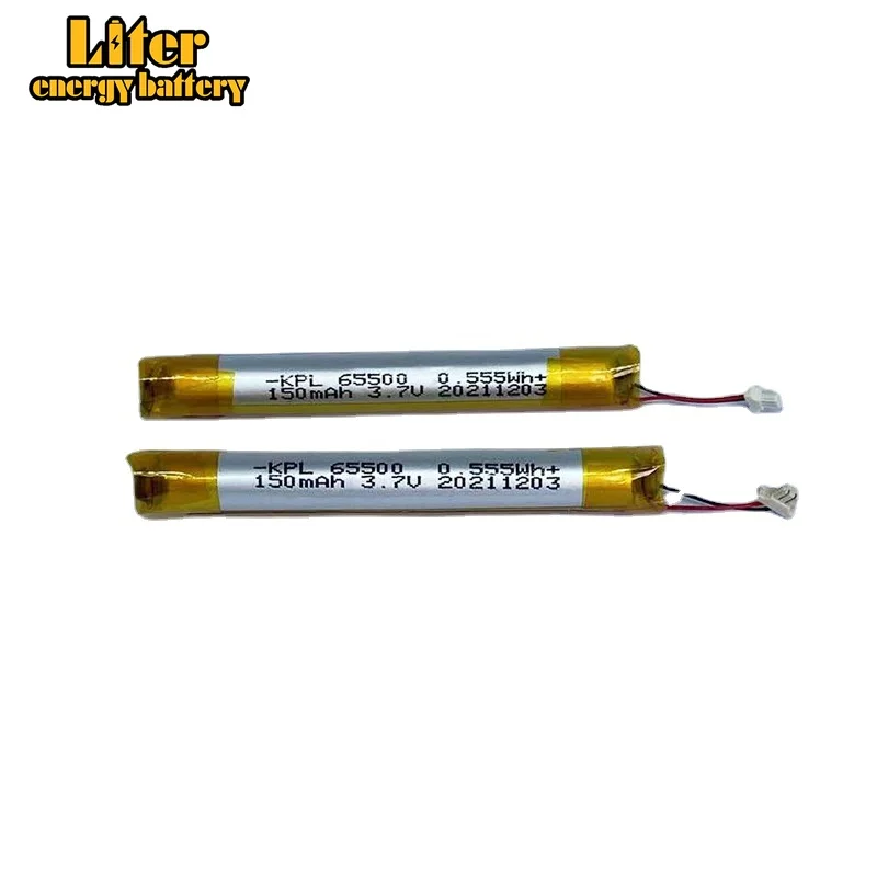 

Manufacturers supply cylindrical rechargeable lithium battery Bluetooth headset reading pen 65500 4.2v 150mah rechargeable