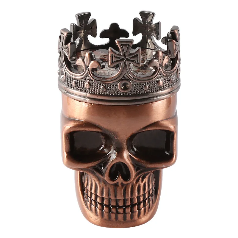 

Classic King Skull Plastics Tobacco Herb Spice Grinder 3 Layers Crusher Hand Muller Smoke Grinders Smoking Accessories